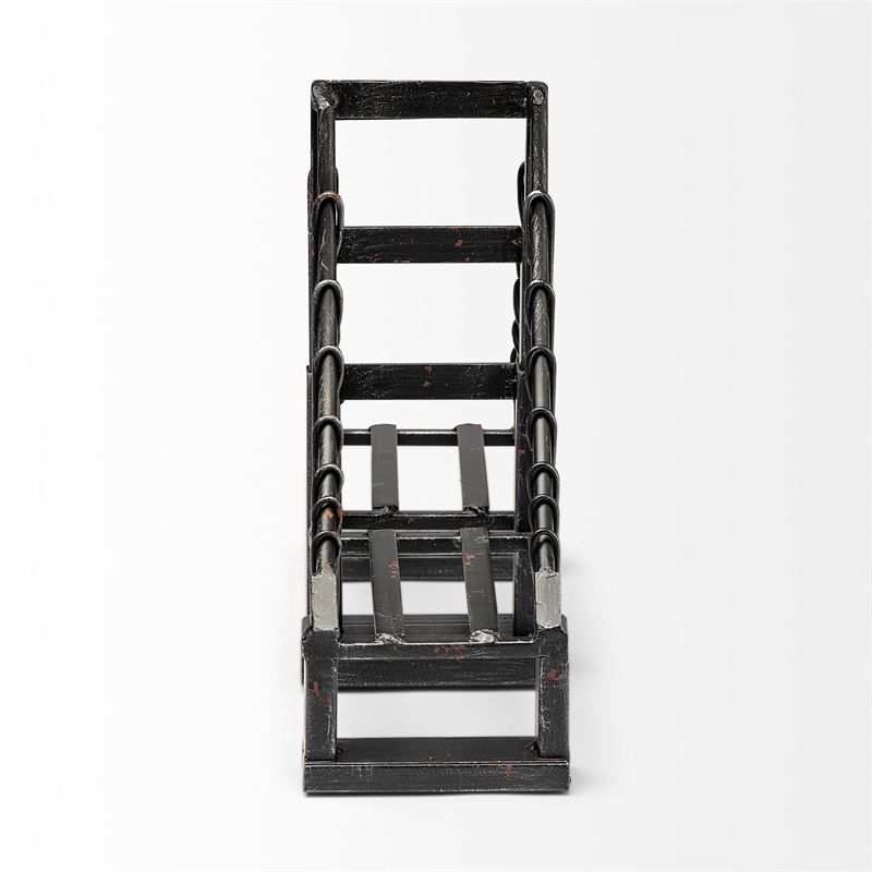 Maklaine Wrought Iron Suspension Bridge Brown Metal Weighted Bookend