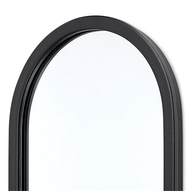Maklaine Wall Mounted Mirror with Glass Bottle for Botanicals or Floral