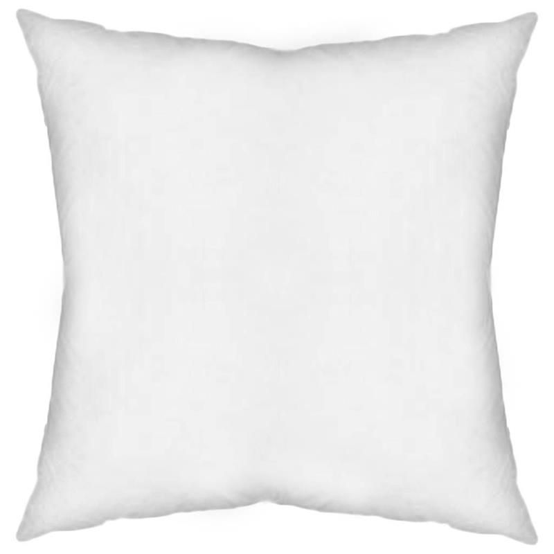 Maklaine Contemporary 22 x 22 White Fabric Down pillow insert