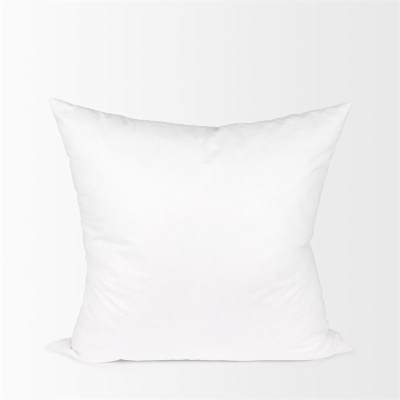 Maklaine Modern / Contemporary 20 x 20 White Down pillow insert