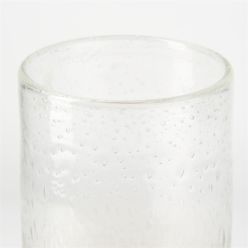 Maklaine Modern / Contemporary Small Brushed Gold Metal Glass Vase