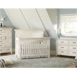 Maklaine Transitional Traditional Nightstand in Brushed White Finish