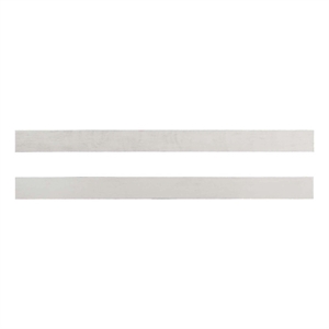 Maklaine Traditional Wood Full Size Bed Rails in Brushed White