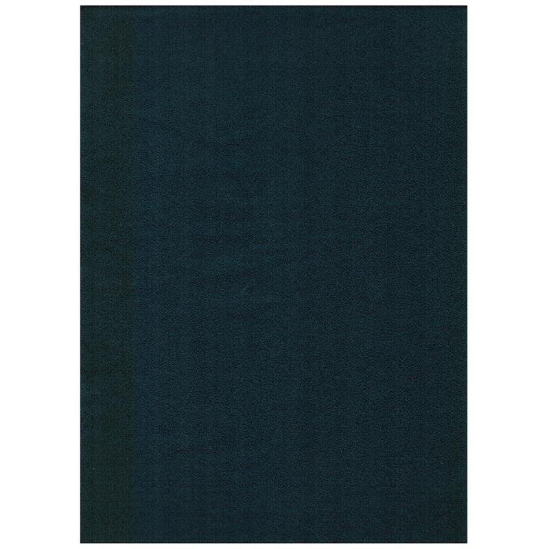Maklaine Traditional Full-size Suede Futon in Blue-Frame Not Included
