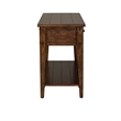 Maklaine Wood Modern Transitional Dark Brown Finish Sofa Table