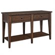 Maklaine Wood Modern Transitional Dark Brown Finish Sofa Table