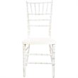 Maklaine Modern / Contemporary Wood Chiavari Chair In Lime Wash