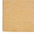 Maklaine 9' x 12' Yellow Modern Indoor/Outdoor Rug Polypropylene