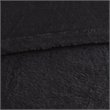 Maklaine Polyester Solid Microlight Plush Oversized Blanket in Black
