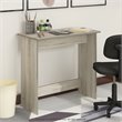 Maklaine Contemporary Engineered Wood Simplistic Study Table in Sonoma Oak