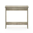 Maklaine Contemporary Engineered Wood Simplistic Study Table in Sonoma Oak