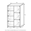 Maklaine Engineered Wood 7-Cube Reversible Open Shelf in White/Pink