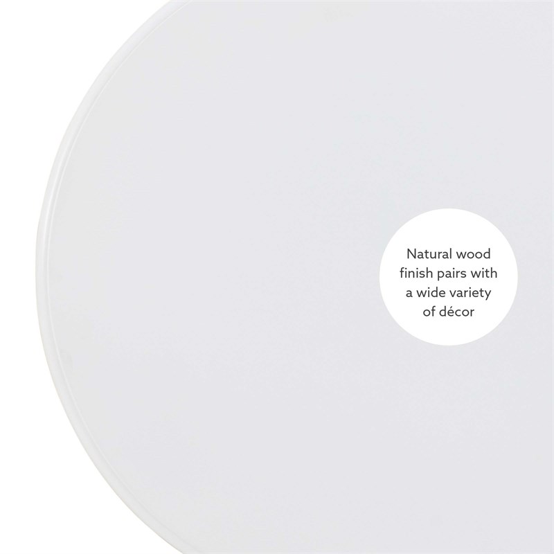 Maklaine Round Accent Table Pedestal Base 26.5