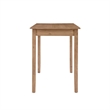 Maklaine Modern Transitional Wood Tavern Table in Washed Gray