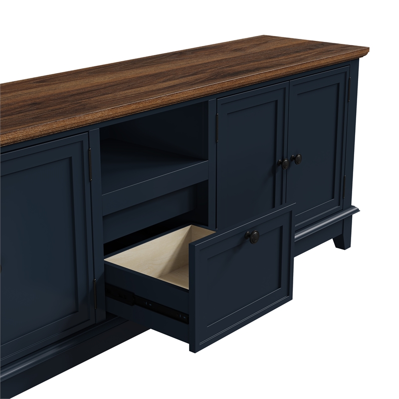 Maklaine Traditional Farmhouse TV Stand for TVs up to 75