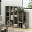Maklaine 11-Cube Reversible Open Shelf Bookcase in French Oak