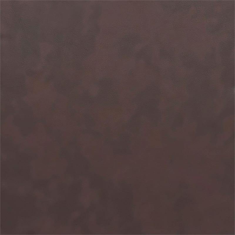 Maklaine Modern / Contemporary Leather Upholstered Sofa in Brown