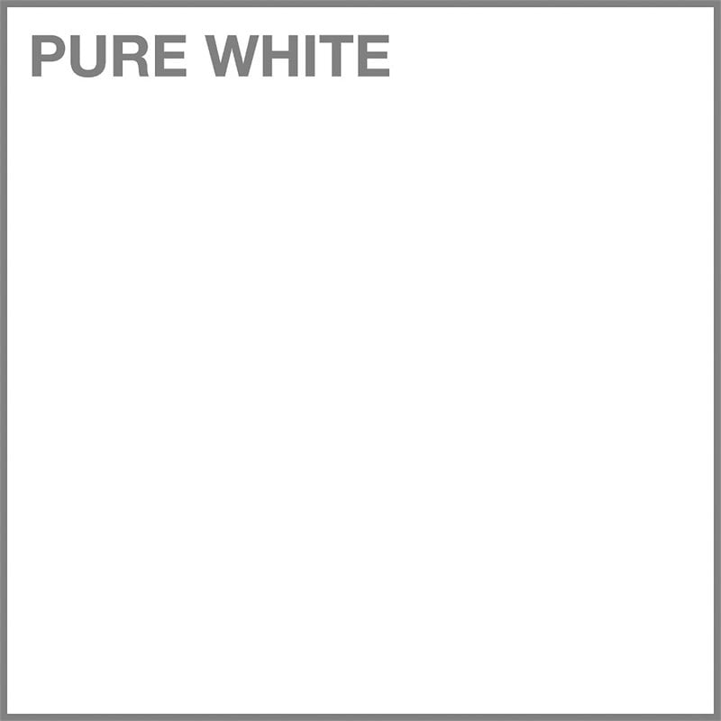 Maklaine Engineered Wood Universal 2 Shelf Bookcase in Pure White