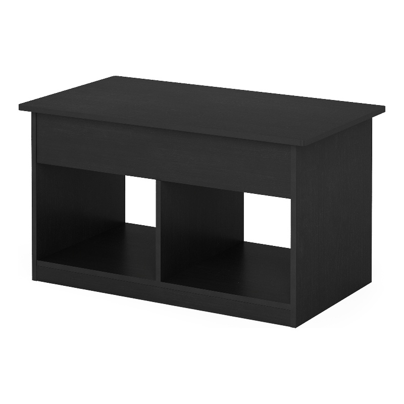 Maklaine Engineered Wood Contemporary Lift Top Coffee Table in Americano