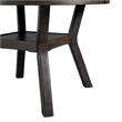 Maklaine Transitional Wood Brown Furnishings Standard Height Dining Table