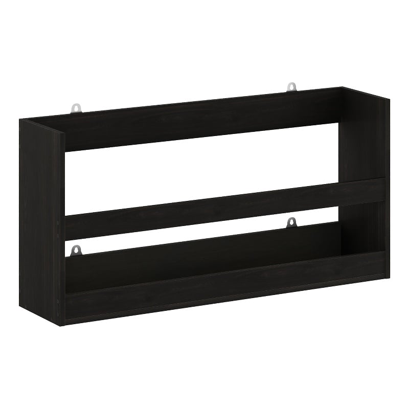 Maklaine Multipurpose Wall Mounting Storage Shelf in Espresso