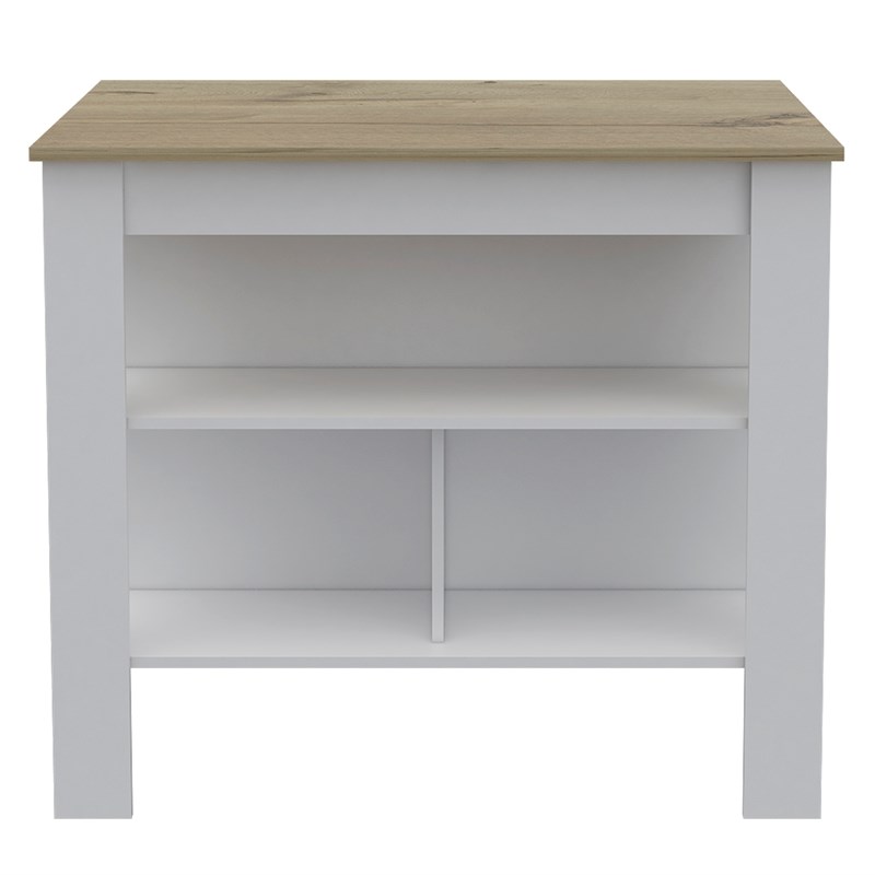 Maklaine Kitchen Island Engineered Wood Kitchen Islands in Multi-color