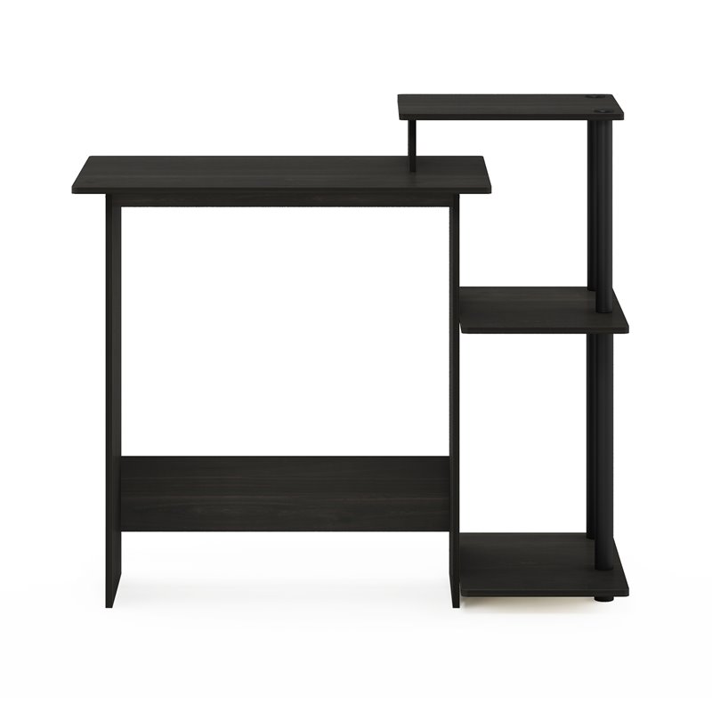 Maklaine Efficient Wood Home Laptop/Notebook/Computer Desk in Espresso/Black