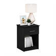 Maklaine Nightstand with Handle with One Drawer in Americano