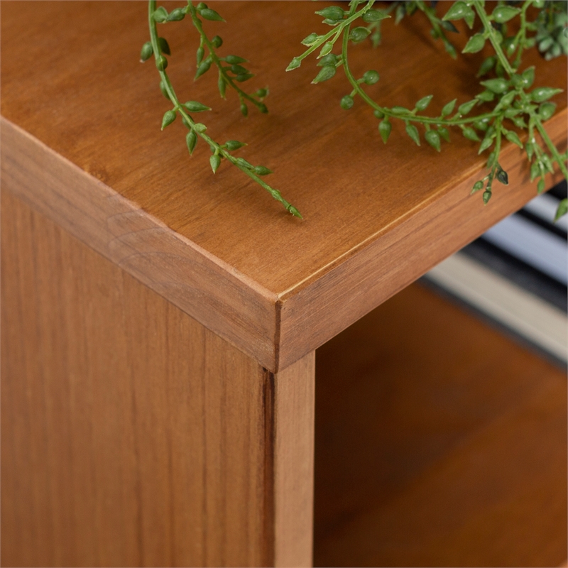 Maklaine 3-Drawer Solid Pine Wood TV Stand for TVs up to 64