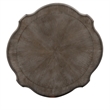 Maklaine Wood Modern Traditional White Finish Round Cocktail Table