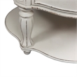 Maklaine Wood Modern Traditional White Finish Round Cocktail Table