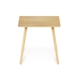 Maklaine Engineered Wood Contemporary Side Table in Oak Finish