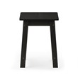 Maklaine Contemporary Engineered Wood Beginning End Table in Espresso