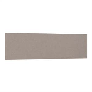 Maklaine 57&quotW Contemporary Fabric Acoustic Tackboard in Warm Beige