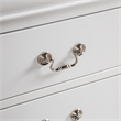 Maklaine Modern Transitional Wood 2-Drawer Nightstand in White