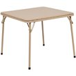 Maklaine Modern / Contemporary Vinyl Kids Folding Table In Tan