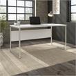 Maklaine Engineered Wood 60W x 30D Computer Table Desk in White