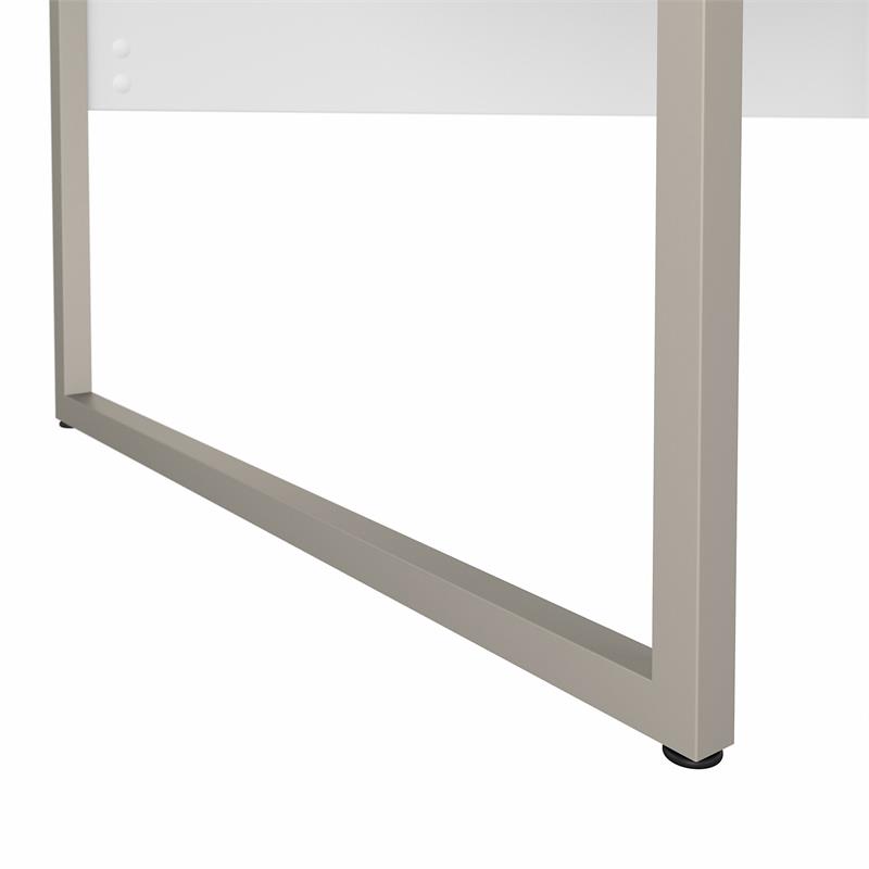 Maklaine Engineered Wood 60W x 30D Computer Table Desk in White