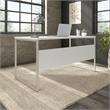 Maklaine Engineered Wood 60W x 30D Computer Table Desk in White