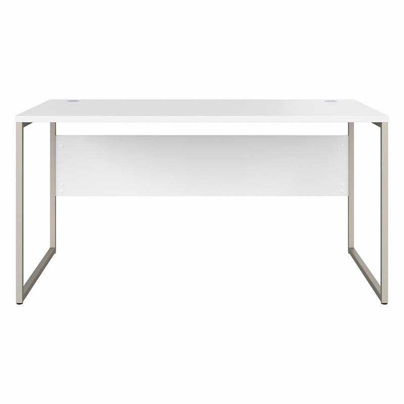 Maklaine Engineered Wood 60W x 30D Computer Table Desk in White