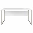 Maklaine Engineered Wood 60W x 30D Computer Table Desk in White