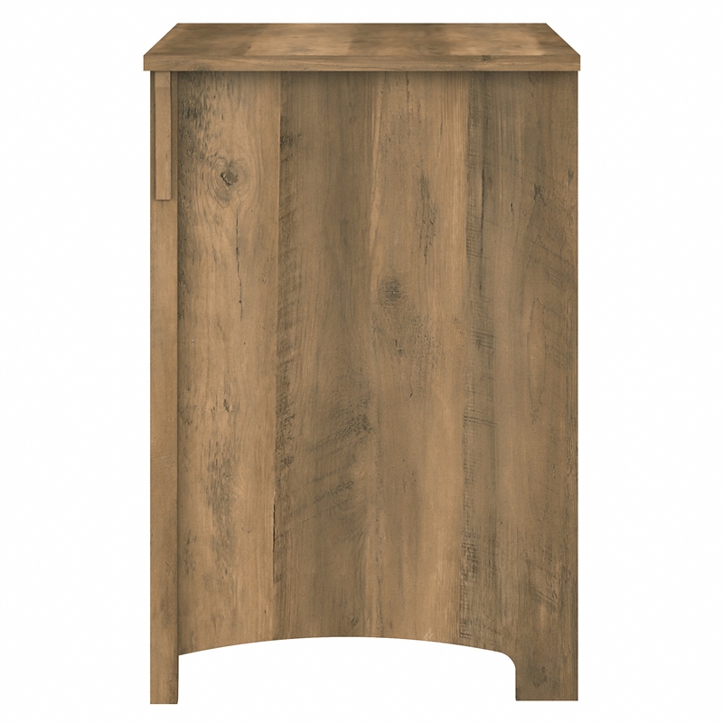 Maklaine Contemporary 2 Drawer File Cabinet in Reclaimed Pine