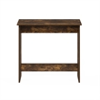 Maklaine Engineered Wood Contemporary Study Table in Amber Pine