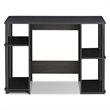 Maklaine Engineered Wood Compact Computer Study Desk in Espresso