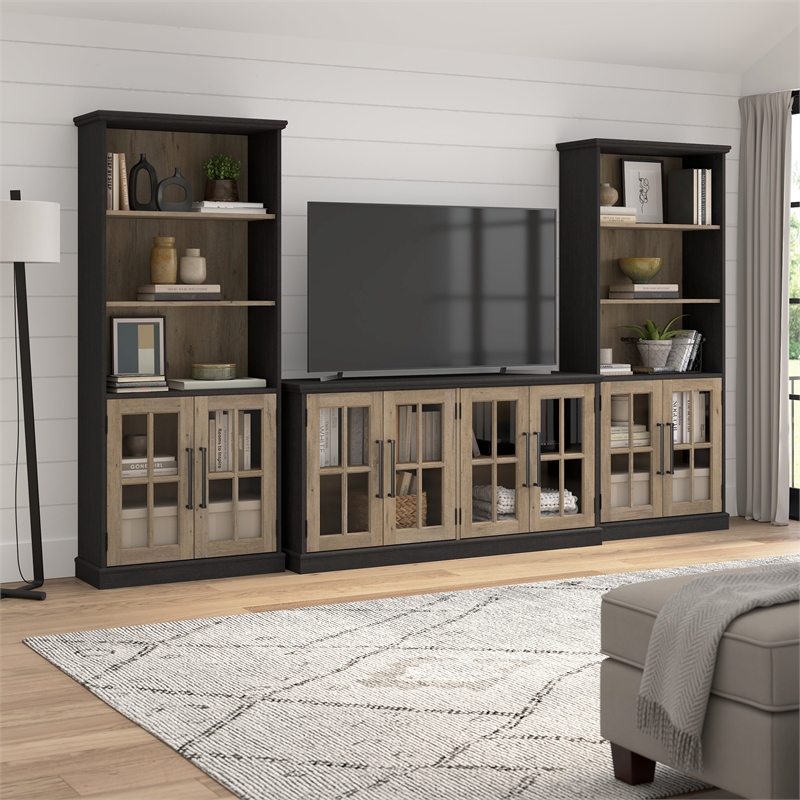 Maklaine Elegant Engineered Wood Transitional 60W Sideboard Cabinet
