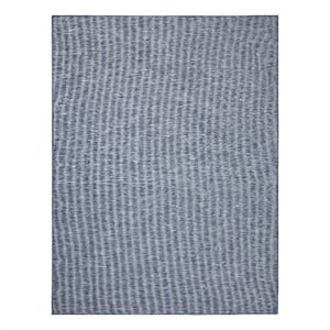 Maklaine 10' x 14' Navy Blue Fabric Modern Area Rug (10' x 14')