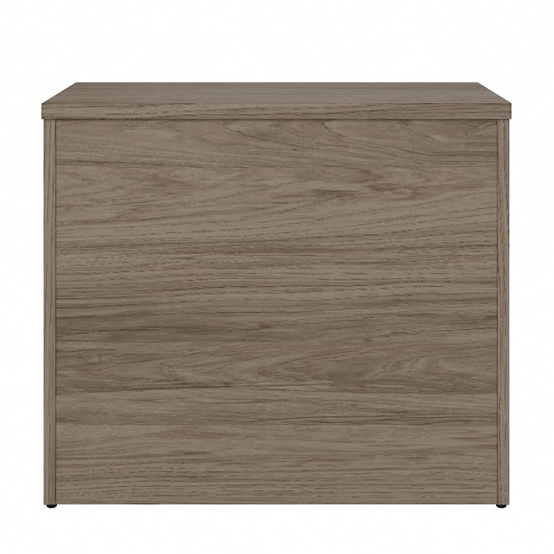 Maklaine Engineered Wood Office Storage Cabinet with Drawers in Modern Hickory