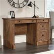 Maklaine Contemporary Engineered Wood Computer Desk in Vintage Oak