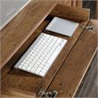 Maklaine Contemporary Engineered Wood Computer Desk in Vintage Oak