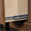 Maklaine Contemporary Engineered Wood Computer Desk in Vintage Oak